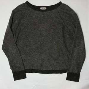 Inside out army green crewneck